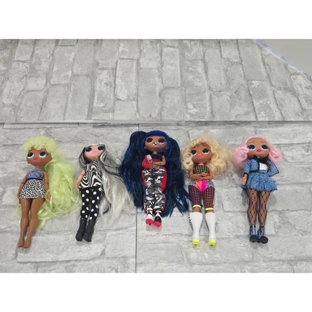 LOL OMG Surprise Lot 5 Dolls Lady‎ Diva Groovy Babe Downtown BB Speedster Uptown